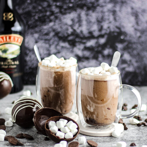 Bailey's Irish Cream Hot Chocolate Bombs - Lifestyle with Leah